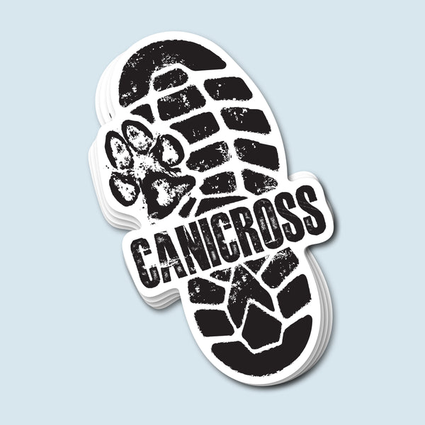 Canicross Tracks Sticker